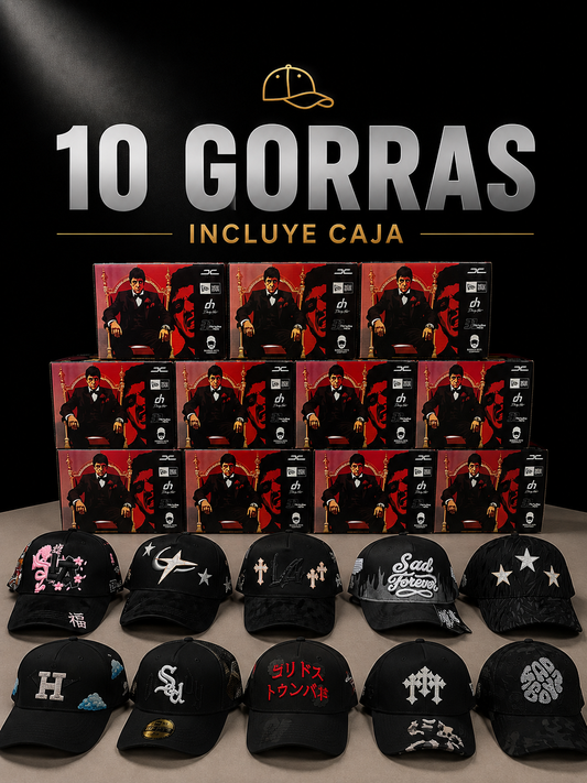 10 gorras